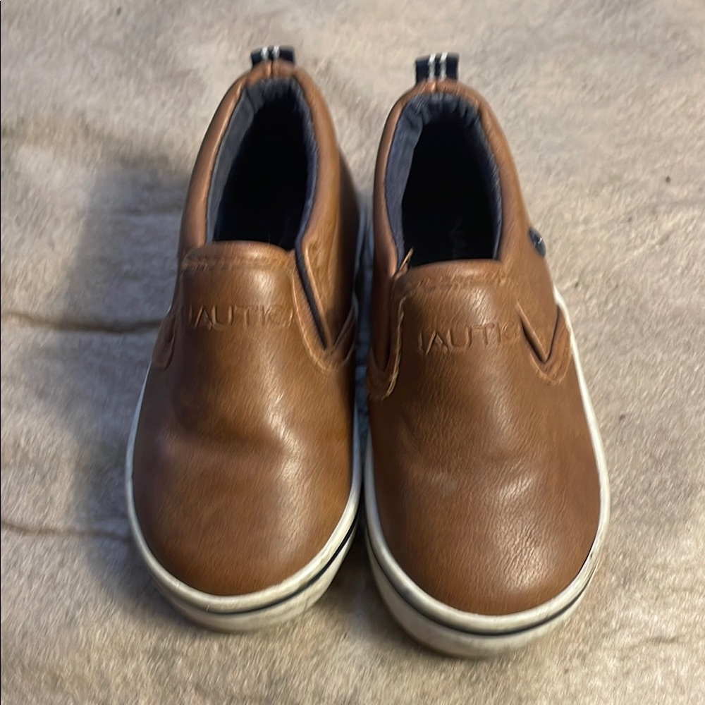 Nautica Toddler Brown Slip-On Shoes